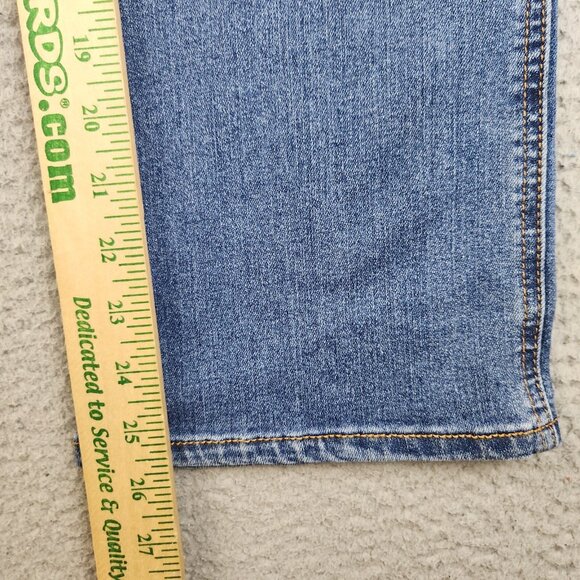 1822 Denim Jeans Women's 8P Blue Carpenter High Rise Stretch Denim Pants - Picture 8 of 15